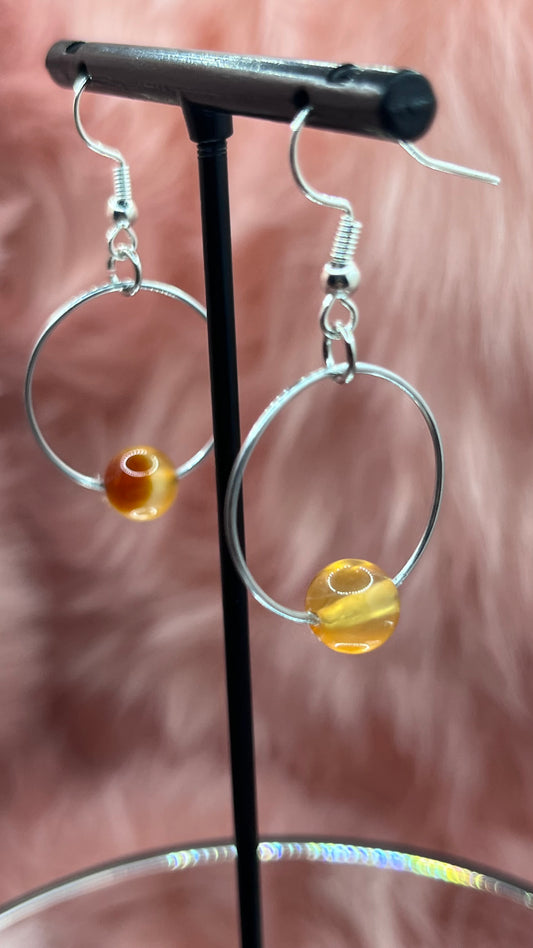 Carnelian Drop Earrings