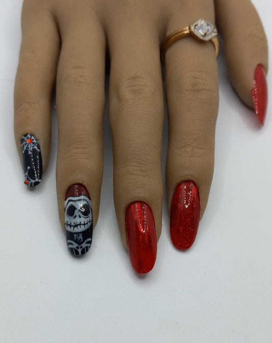 Jack Skellington Nails