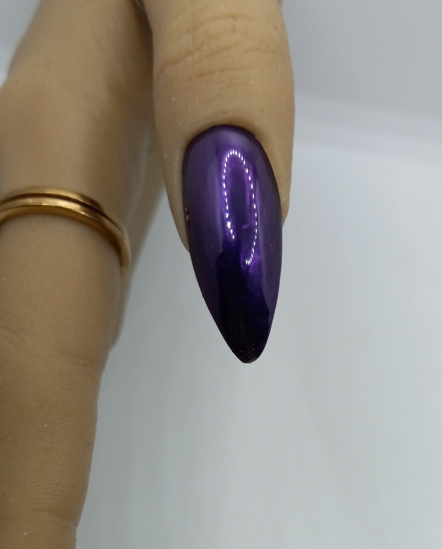 Matte Purple Nail Set